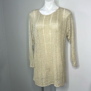 Vintage Rayon Knit tunic size medium